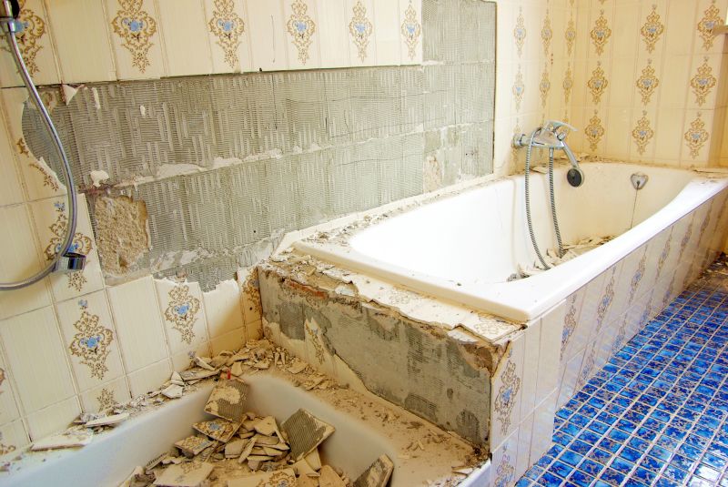 Bathtub Demolition detail