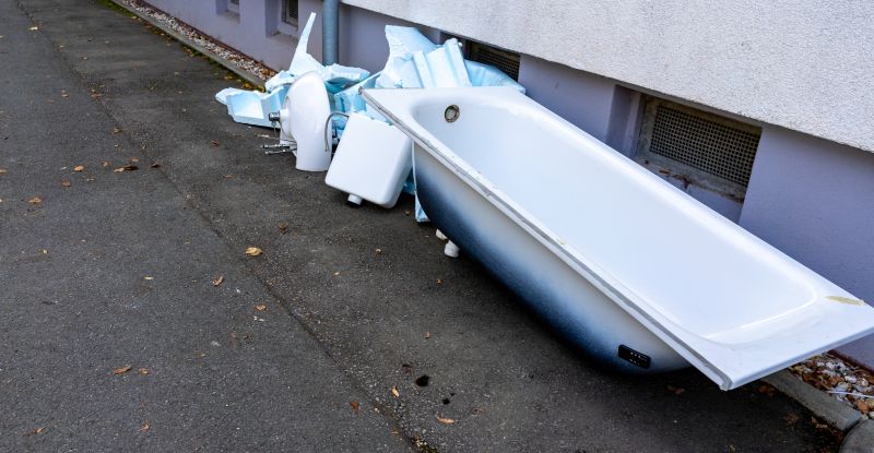 Bathtub Demolition detail